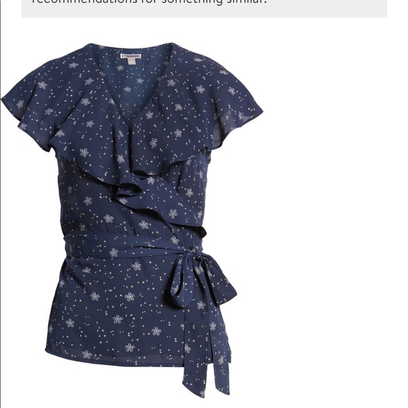 Chelsea28 navy wrap top xs - Picture 4 of 4